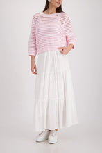 Load image into Gallery viewer, Monari Ajour Knitted Jumper in French Rose
