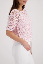 Load image into Gallery viewer, Monari Knitted Jumper with Cornelly Pattern in French Rose
