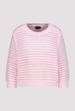 Load image into Gallery viewer, Monari Ajour Knitted Jumper in French Rose
