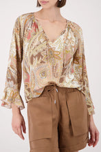 Load image into Gallery viewer, Monari Blouse with Paisley Pattern

