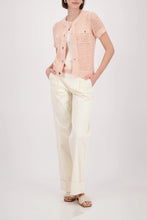 Load image into Gallery viewer, Monari Ajour Cardigan in Summer Peach
