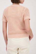 Load image into Gallery viewer, Monari Ajour Cardigan in Summer Peach
