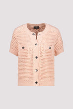 Load image into Gallery viewer, Monari Ajour Cardigan in Summer Peach
