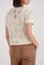 Load image into Gallery viewer, Monari Cardigan with Floral Pattern in Marble
