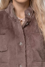 Load image into Gallery viewer, Monari Cape with Faux Fur in Taupe
