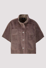 Load image into Gallery viewer, Monari Cape with Faux Fur in Taupe
