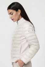 Load image into Gallery viewer, Monari Quilted Jacket with Neoprene in Pearly
