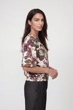 Load image into Gallery viewer, Monari Sweatshirt with Floral Pattern Antique White Pattern
