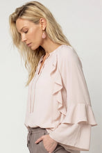Load image into Gallery viewer, Monari Chiffon Blouse in Rosewater
