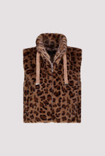 Load image into Gallery viewer, Monari Faux fur vest in Leopard Print
