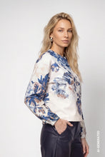 Load image into Gallery viewer, Monari Blue Floral Top

