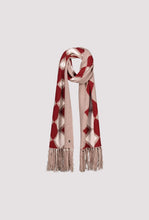 Load image into Gallery viewer, Monari Diamond-Patterned Knitted Scarf
