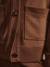 Load image into Gallery viewer, Varley Sabrina Button Through Sweater in Golden Bronze Marl
