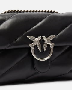 Pinko Classic Love Bag Puff Maxi Quilt in Black