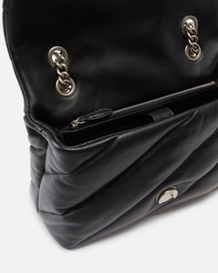 Pinko Classic Love Bag Puff Maxi Quilt in Black