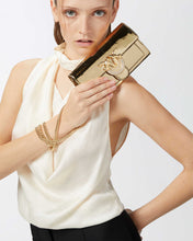 Load image into Gallery viewer, Pinko Love Bag Mirror-Finish Wallet in Gold
