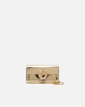 Load image into Gallery viewer, Pinko Love Bag Mirror-Finish Wallet in Gold
