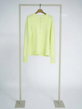 Load image into Gallery viewer, Herzen Timeless Cardigan 1001 in Lime
