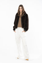 Load image into Gallery viewer, Pinko Mantinea Faux Fur Bomber
