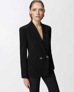 Pinko Grenoble Cady Blazer with Metal Buttons