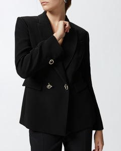 Pinko Grenoble Cady Blazer with Metal Buttons