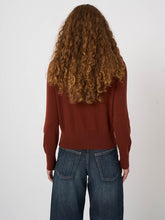 Load image into Gallery viewer, Repeat Fine-Knit Organic Cashmere Cardigan in Flame
