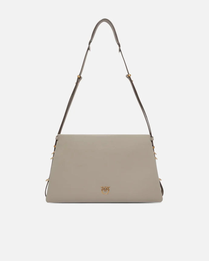 Pinko One, Two, Three Bag Shoulder Bag in Beige