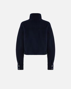 Pinko Double Cloth Jacket in Navy