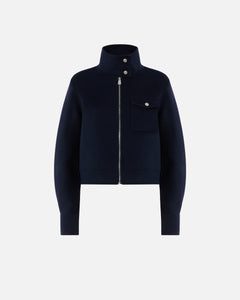 Pinko Double Cloth Jacket in Navy