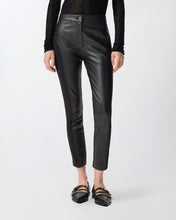Load image into Gallery viewer, Pinko Leather and Stretch Fabric Trousers
