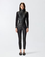Load image into Gallery viewer, Pinko Leather and Stretch Fabric Trousers
