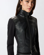 Load image into Gallery viewer, Pinko Dual-Fabric Biker Jacket
