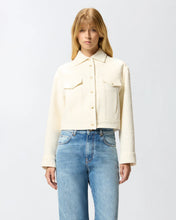 Load image into Gallery viewer, Pinko Boucle Trucker Jacket in Cream
