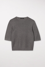 Load image into Gallery viewer, Luisa Cerano Round Neck Sweater in Taupe
