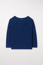 Load image into Gallery viewer, LUISA CERANO Long Sleeve Pullover in Deep Blue
