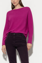 Load image into Gallery viewer, Luisa Cerano Fine knit Sweater with Boxy Fit in Pink
