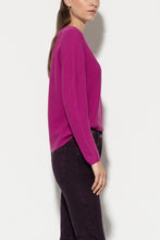 Load image into Gallery viewer, Luisa Cerano Fine knit Sweater with Boxy Fit in Pink
