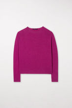 Load image into Gallery viewer, Luisa Cerano Fine knit Sweater with Boxy Fit in Pink
