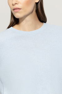 Luisa Cerano Cashmere-blend Sweater in Sky Blue