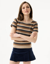 Load image into Gallery viewer, Leo &amp; Ugo Twin-Set Navy/Beige

