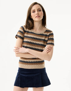 Leo & Ugo Twin-Set Navy/Beige