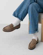 Load image into Gallery viewer, Paul Green Suede Loafers 1228 in Beige

