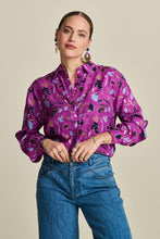 Load image into Gallery viewer, Pom Milly Featherfest Cactus Pink Blouse
