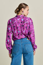 Load image into Gallery viewer, Pom Milly Featherfest Cactus Pink Blouse
