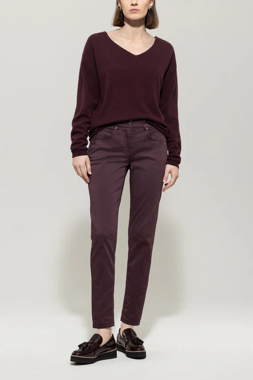 Luisa Cerano V-Neck Cashmere Blend Sweater