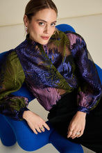 Load image into Gallery viewer, Pom Metallic Blouse
