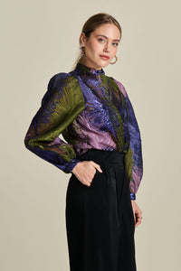 Pom Metallic Blouse