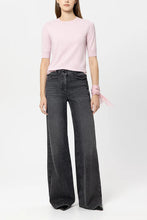 Load image into Gallery viewer, Luisa Cerano Half-Sleeve Fine Knit Sweater
