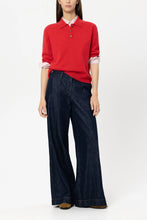 Load image into Gallery viewer, Luisa Cerano Cashmere-Blend Sweater in Cherry Red
