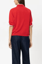 Load image into Gallery viewer, Luisa Cerano Cashmere-Blend Sweater in Cherry Red
